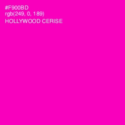 #F900BD - Hollywood Cerise Color Image
